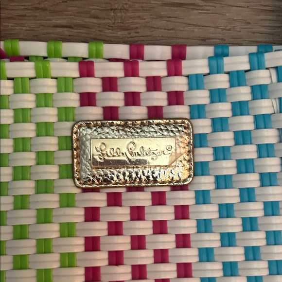 Lilly Pulitzer Multicolor Woven Tote - Picture 2 of 2